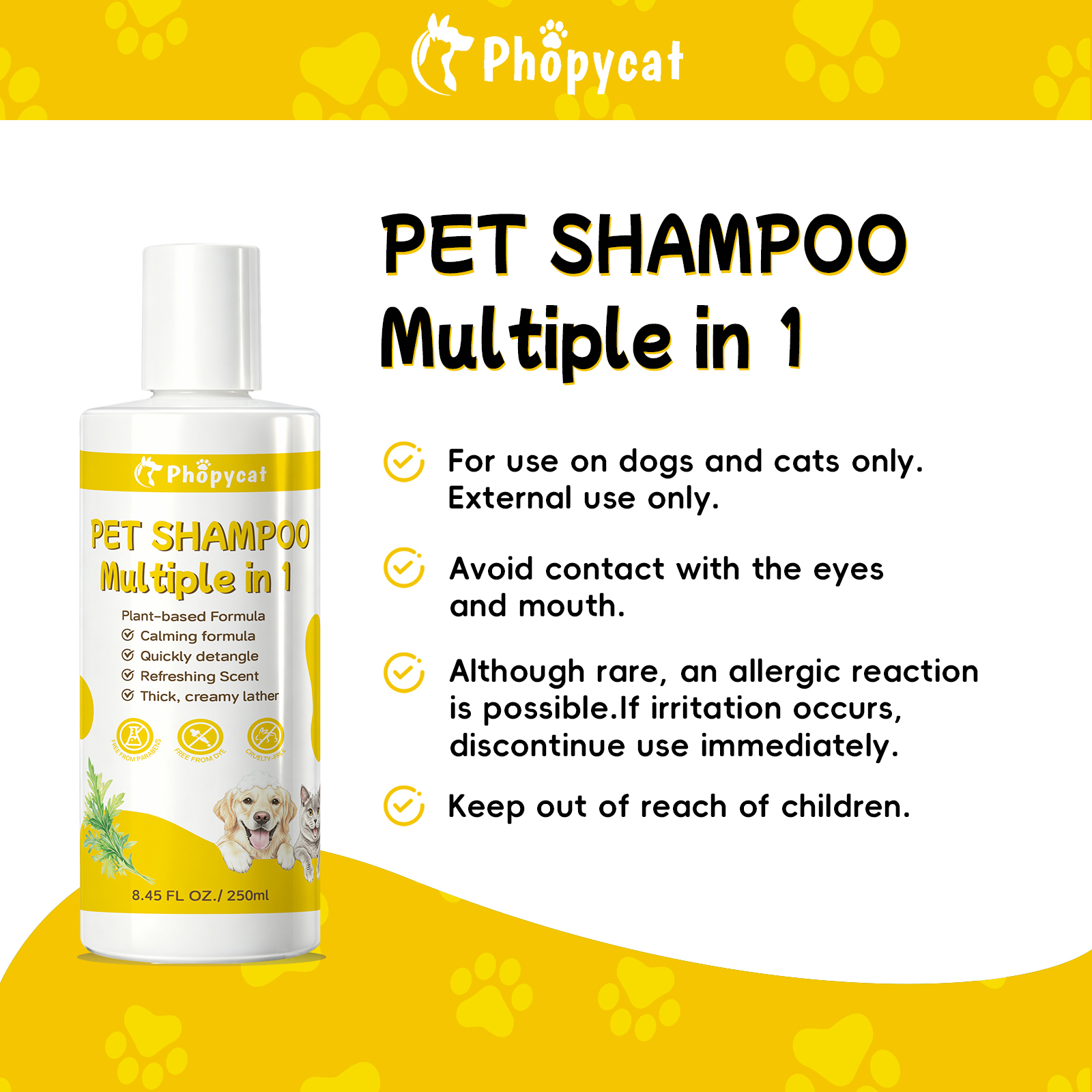 PET SHAMPOO Multiple in 1 - Image 5